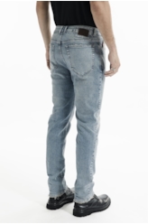 Calça Classic Denim Elastic Slim Lav.Delave Com  Matiz