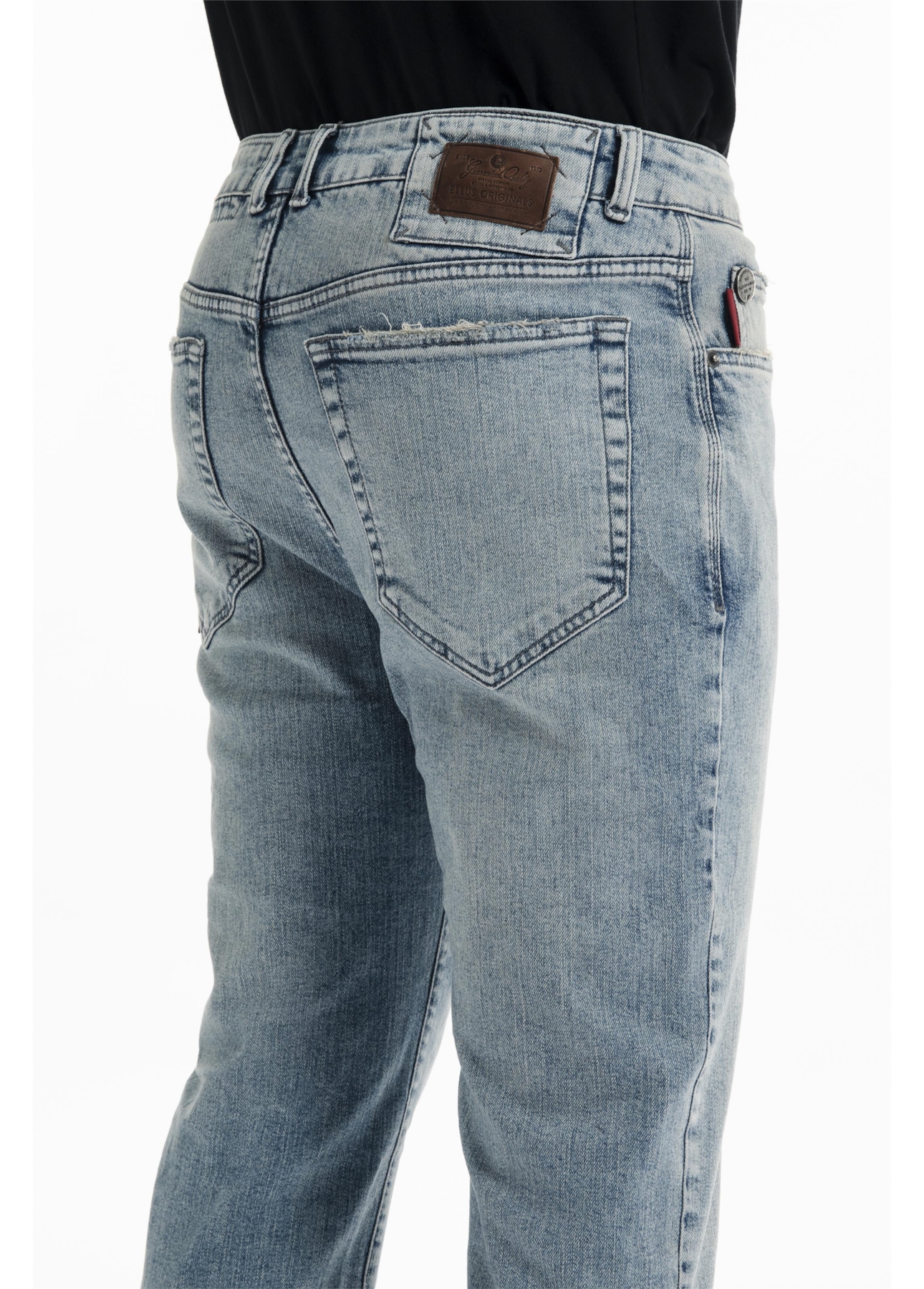 Calça Classic Denim Elastic Slim Lav.Delave Com  Matiz
