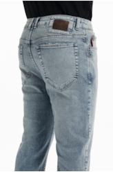 Calça Classic Denim Elastic Slim Lav.Delave Com  Matiz