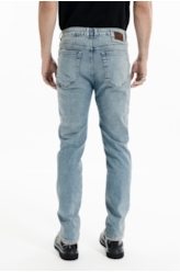 Calça Classic Denim Elastic Slim Lav.Delave Com  Matiz