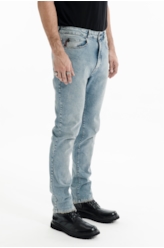 Calça Classic Denim Elastic Slim Lav.Delave Com  Matiz