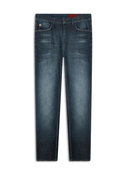 Calça Classic Denim Elastic Slim Lav.Escuro C/ Used