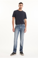 Calça Classic Denim Elastic Slim Lav.Medio