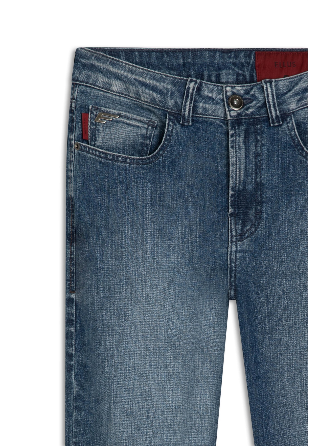Calça Classic Denim Elastic Slim Médio C/ Matiz