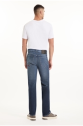 Calça Classic Denim Elastic Straight Lav.Escuro