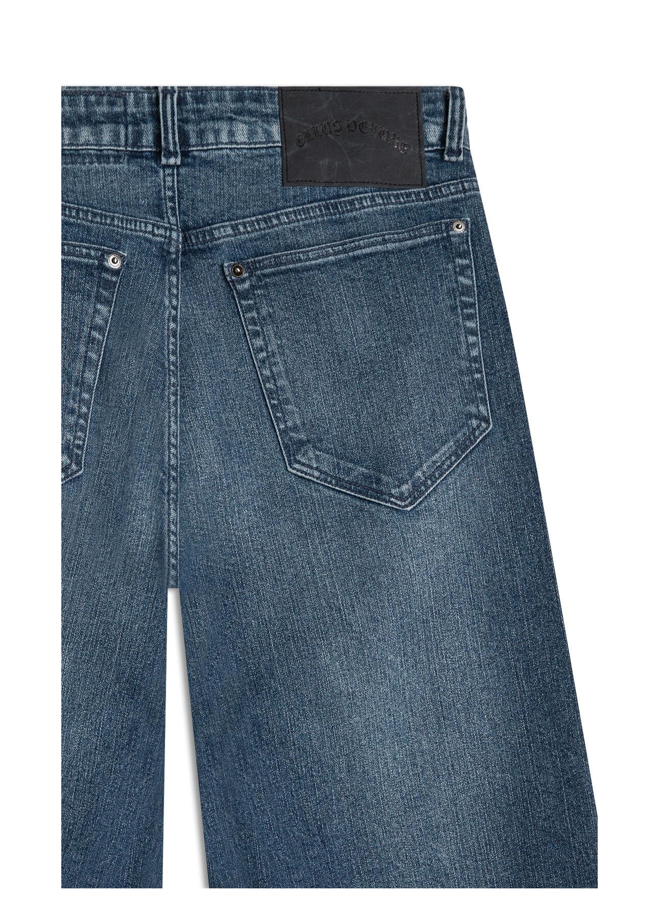 Calça Classic Denim Elastic Wide Leg 2096-Lav.Medio C/ Used