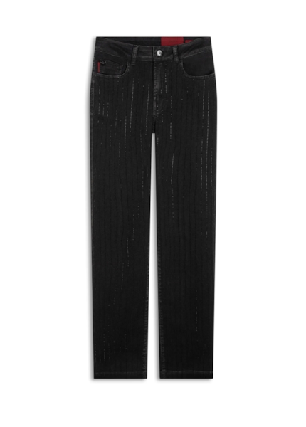 Calça Classic Intense Black Slim 2030-Lav.Black C/ Luva