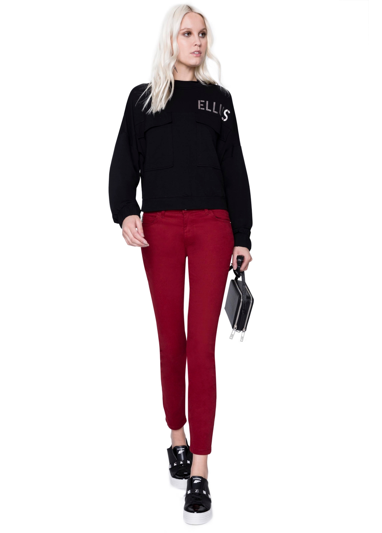Calça Classic Skinny Light Dark Wine