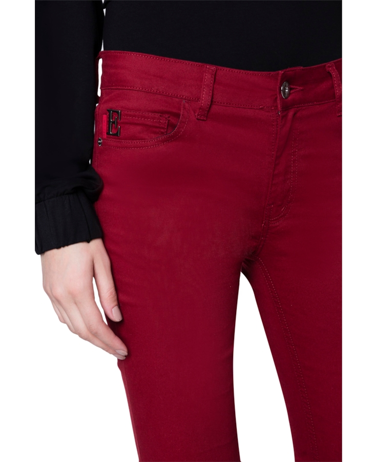 Calça Classic Skinny Light Dark Wine