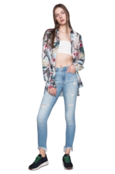 Calça Cobalt Elastic Skinny 2nd Floor 834 Lav. Delave