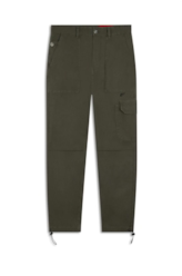 Calça Color Canvas Baggy Cargo Verde Oliva