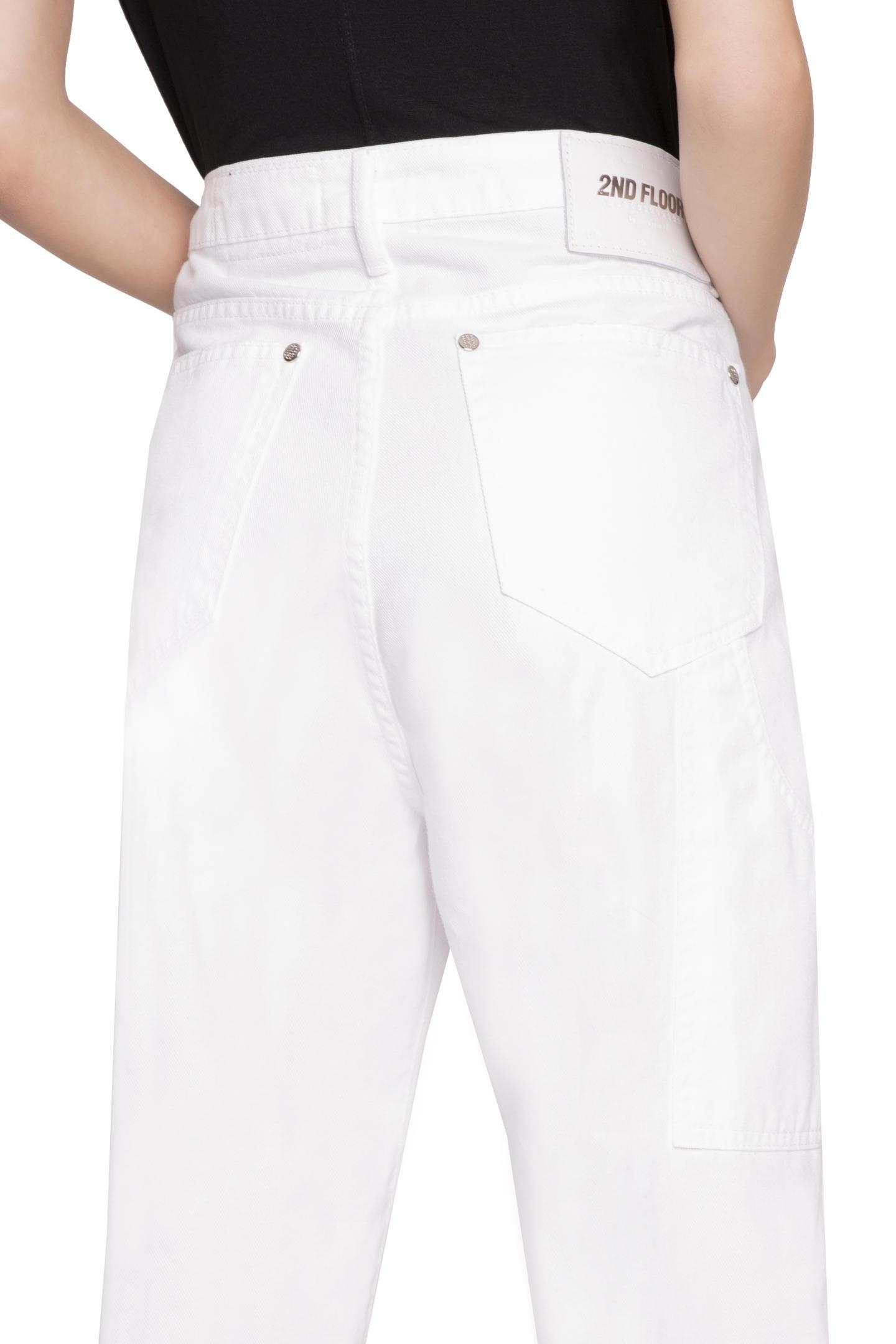 Calça Color Denim 2nd Floor Branco