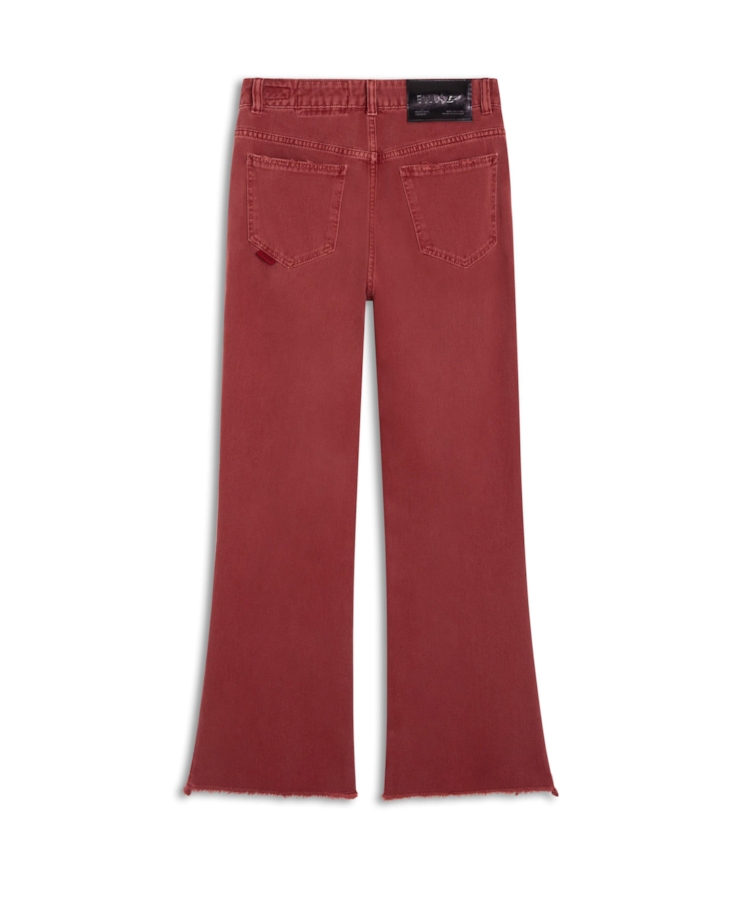 Calça Color Flare Goiaba