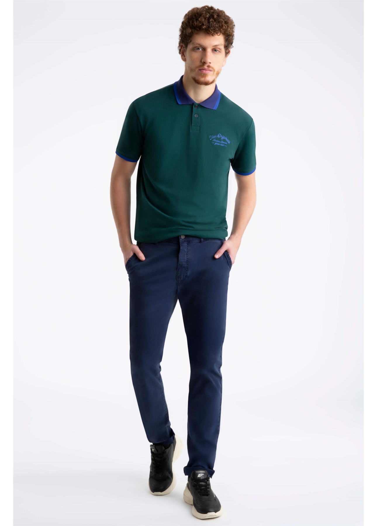 Calça Color Power St Slim Dark Navy