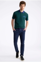 Calça Color Power St Slim Dark Navy
