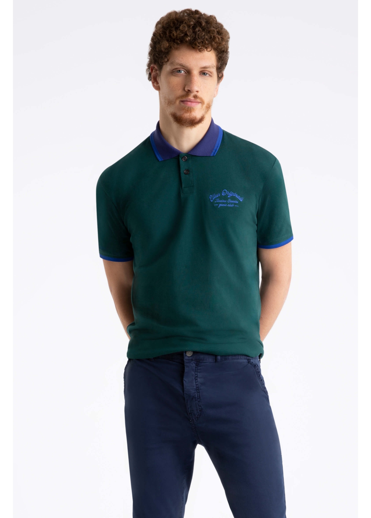 Calça Color Power St Slim Dark Navy