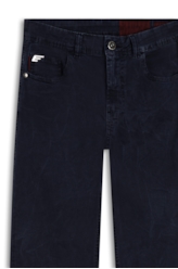 Calça Color Rihanna Marble Wash Dark Navy
