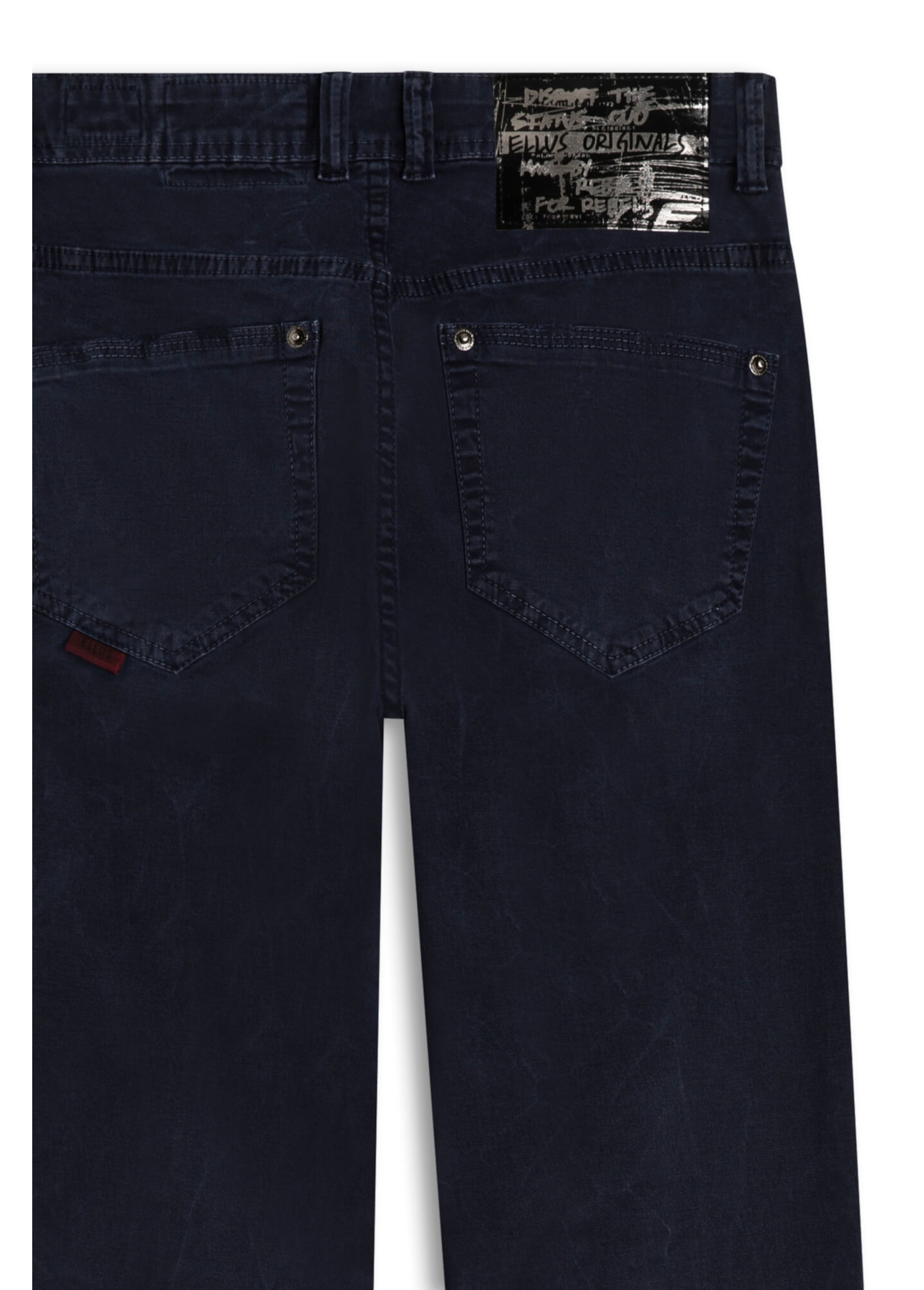 Calça Color Rihanna Marble Wash Dark Navy