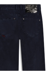 Calça Color Rihanna Marble Wash Dark Navy