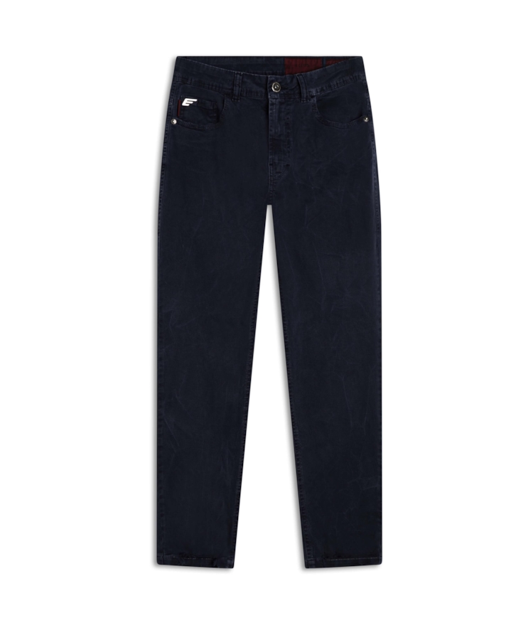 Calça Color Rihanna Marble Wash Dark Navy