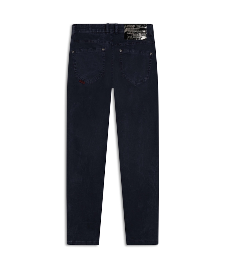 Calça Color Rihanna Marble Wash Dark Navy