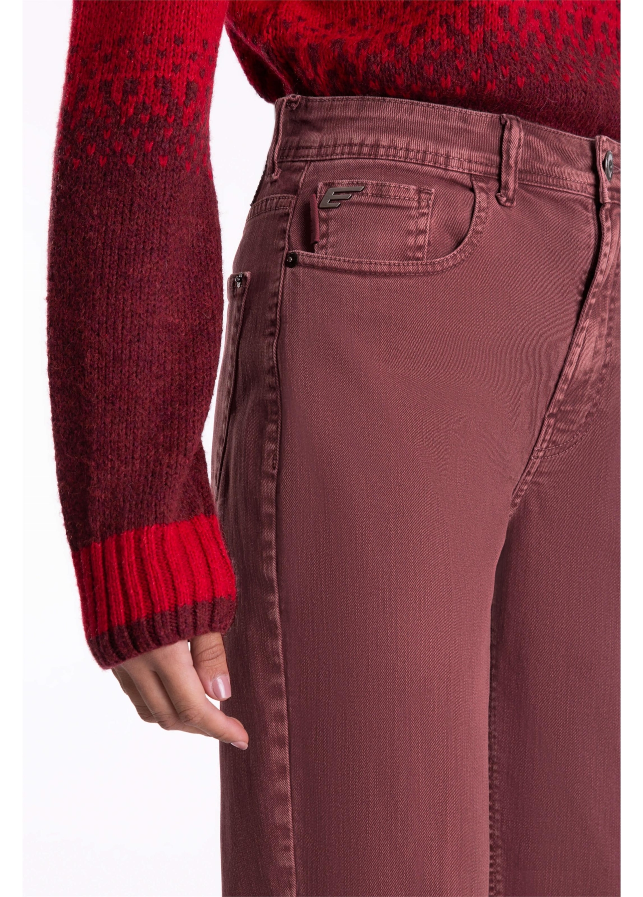 Calça Color Stretch Goiaba