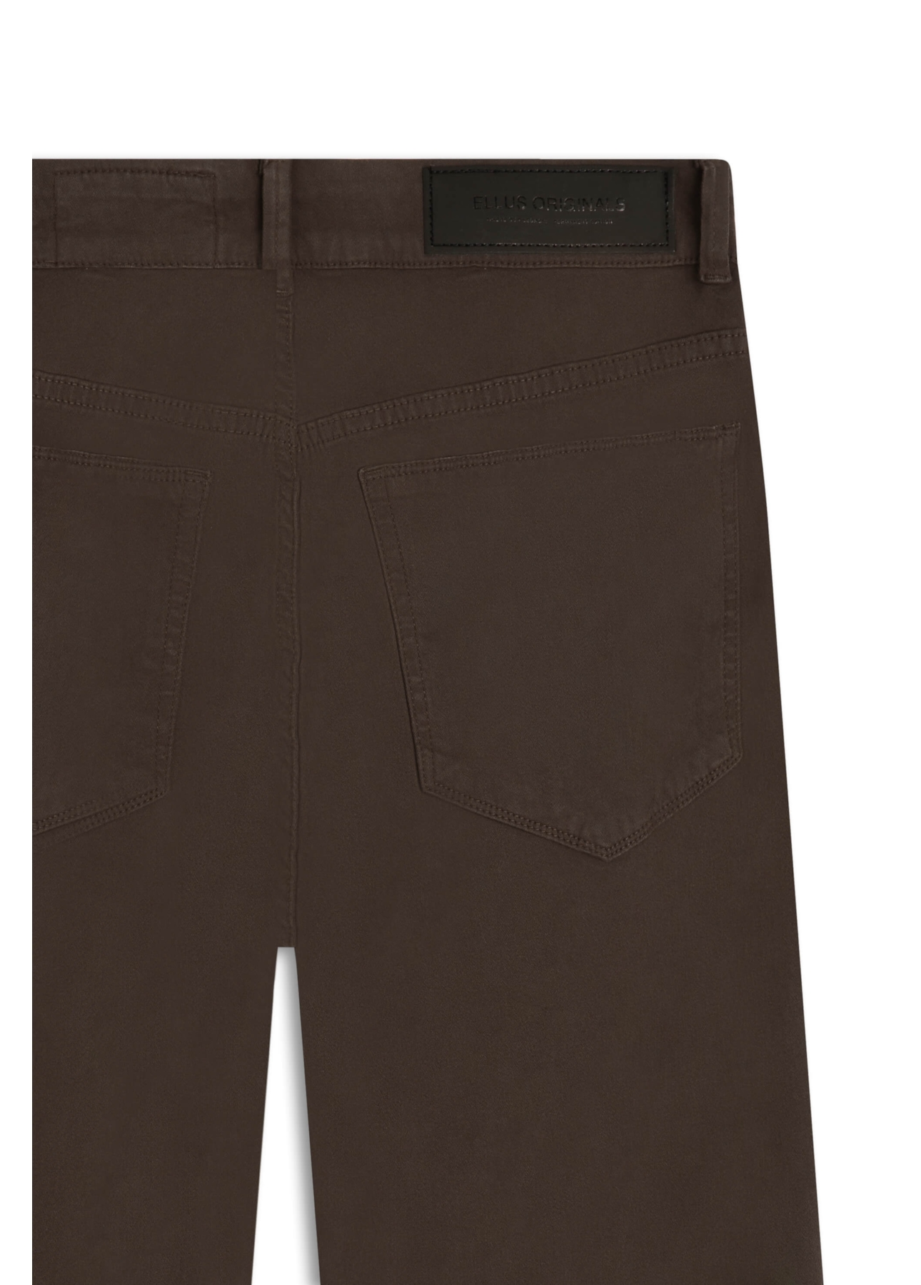 Calça Color Touch Flare Marrom Escuro