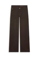 Calça Color Touch Flare Marrom Escuro