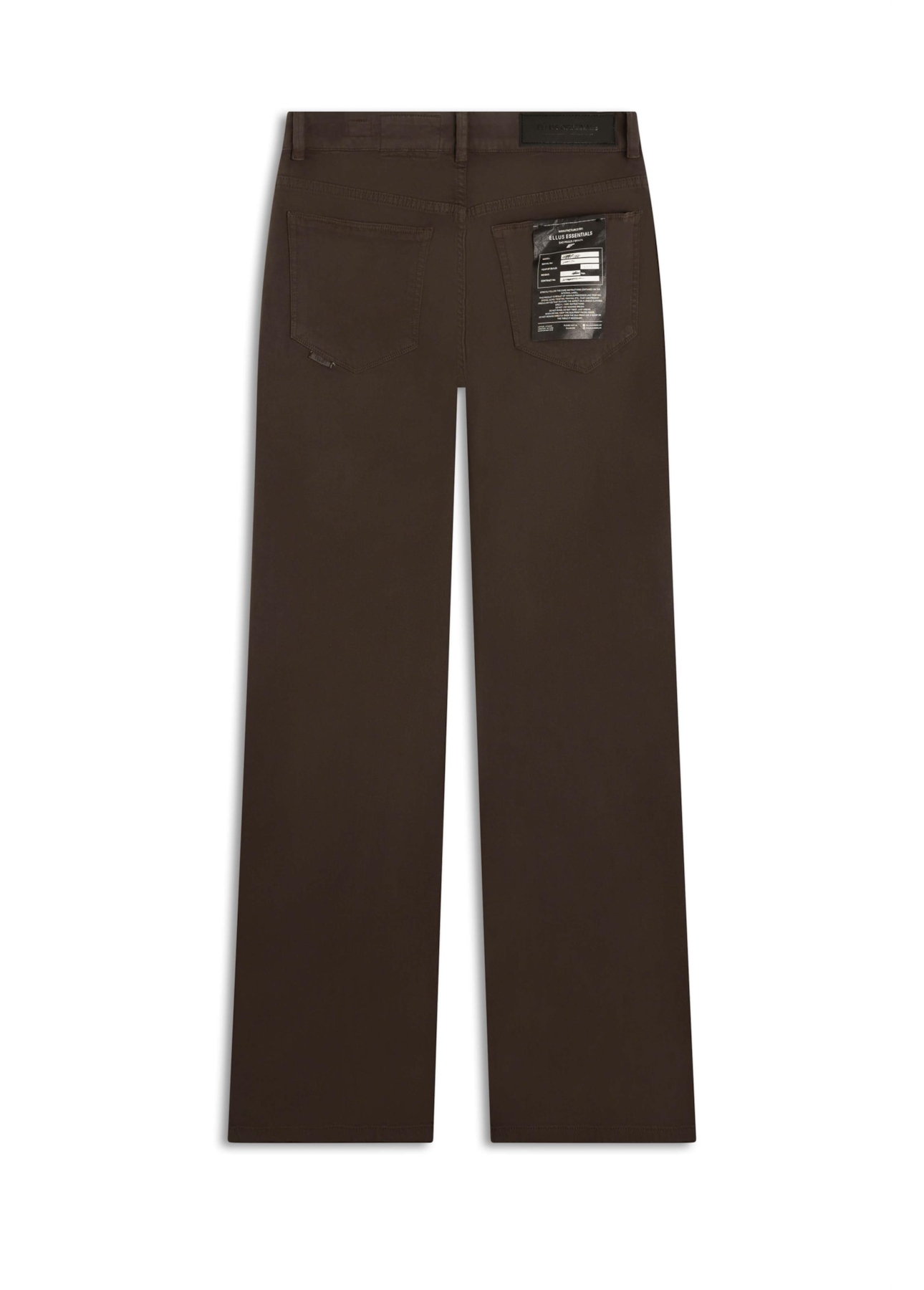 Calça Color Touch Flare Marrom Escuro