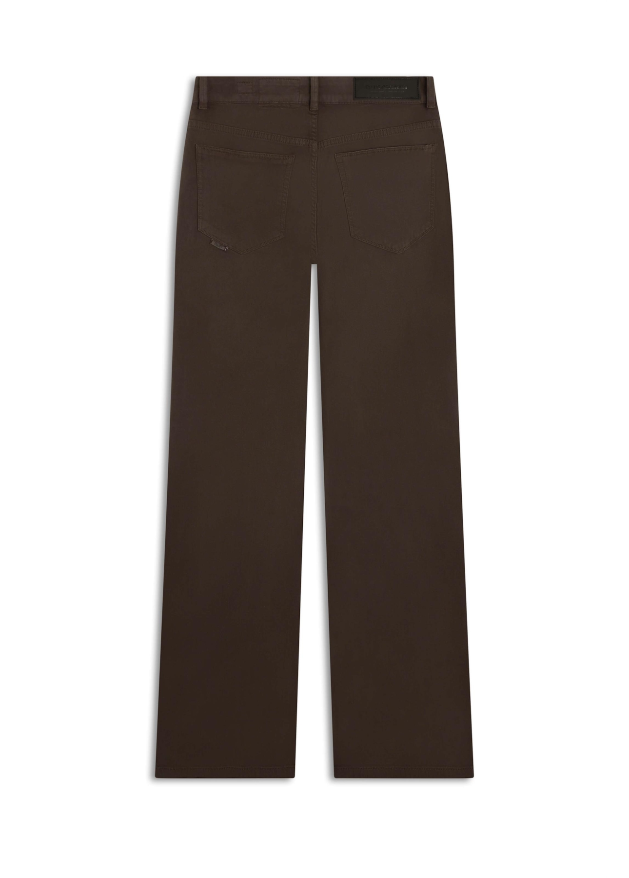 Calça Color Touch Flare Marrom Escuro