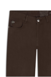 Calça Color Touch Flare Marrom Escuro