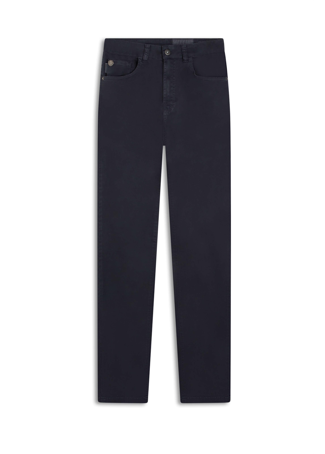 Calça Color Touch Straight Dark Navy