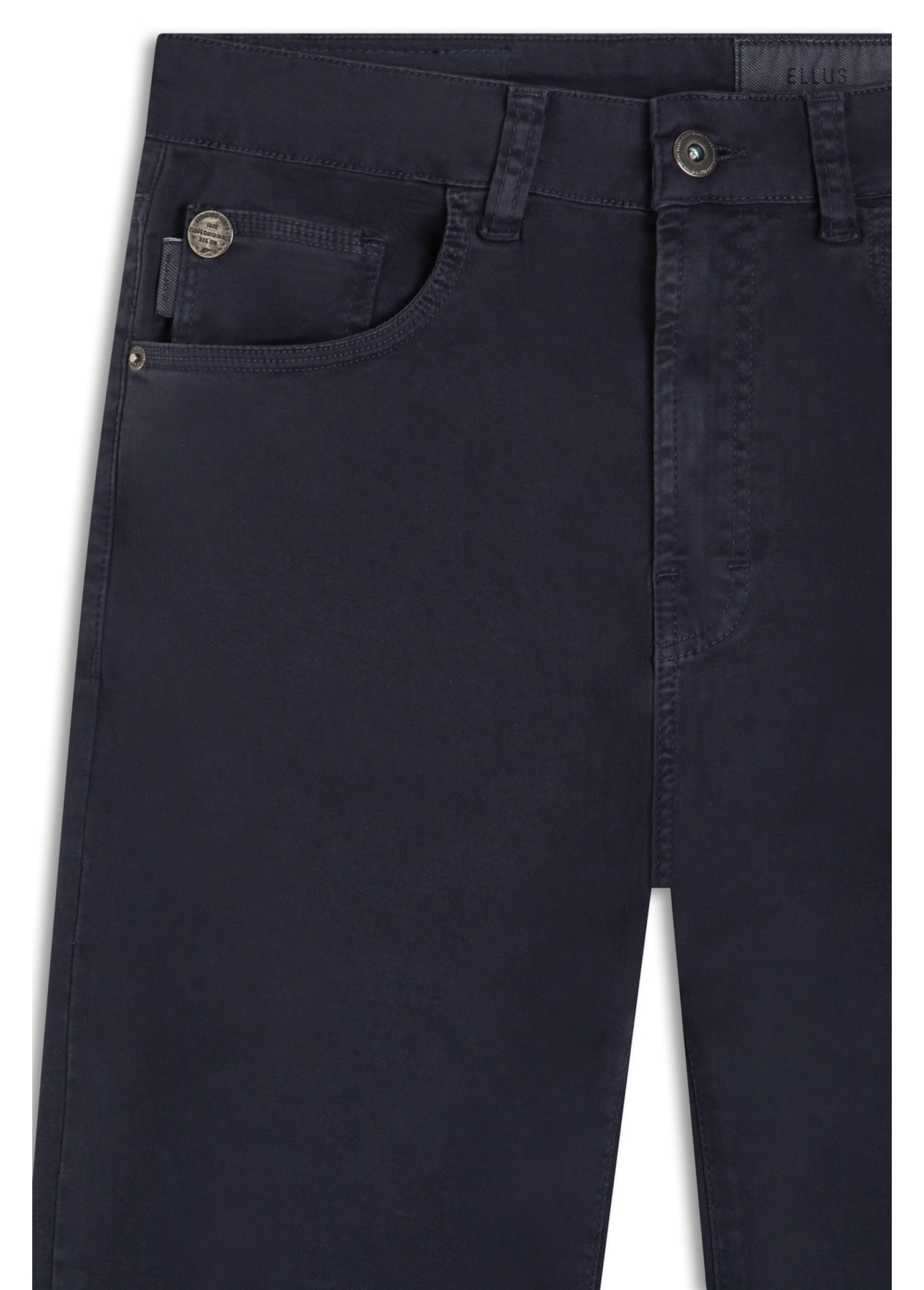 Calça Color Touch Straight Dark Navy