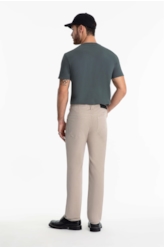 Calça Color Touch Straight Husk