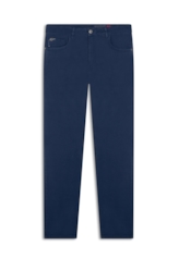 Calça Color Touch Straight Marinho