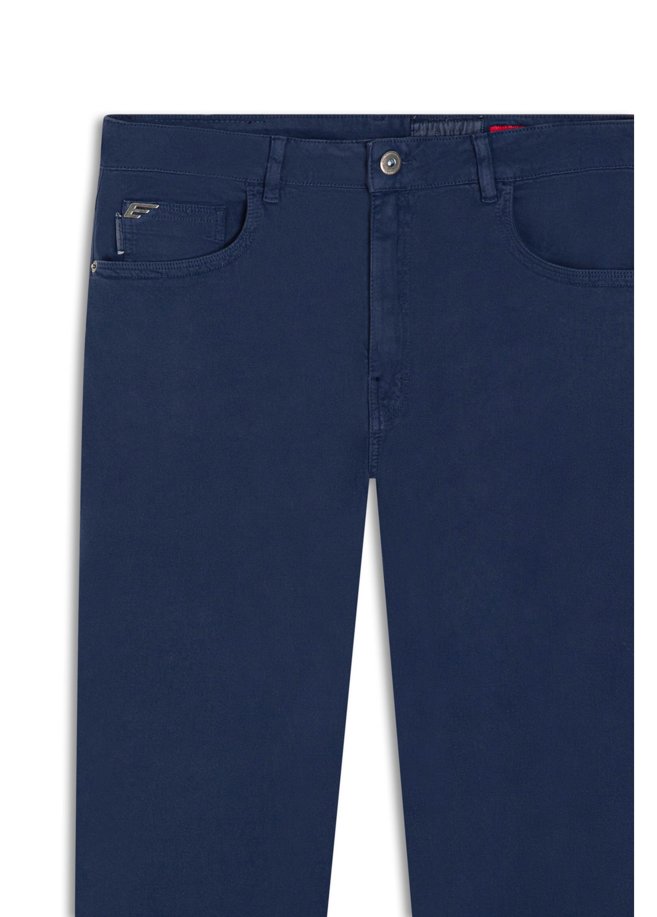 Calça Color Touch Straight Marinho
