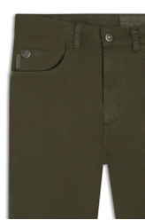 Calça Color Touch Straight Verde Militar