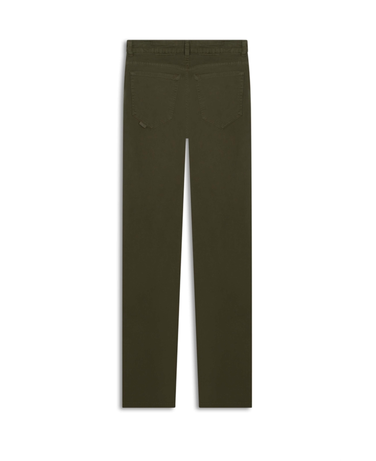 Calça Color Touch Straight Verde Militar