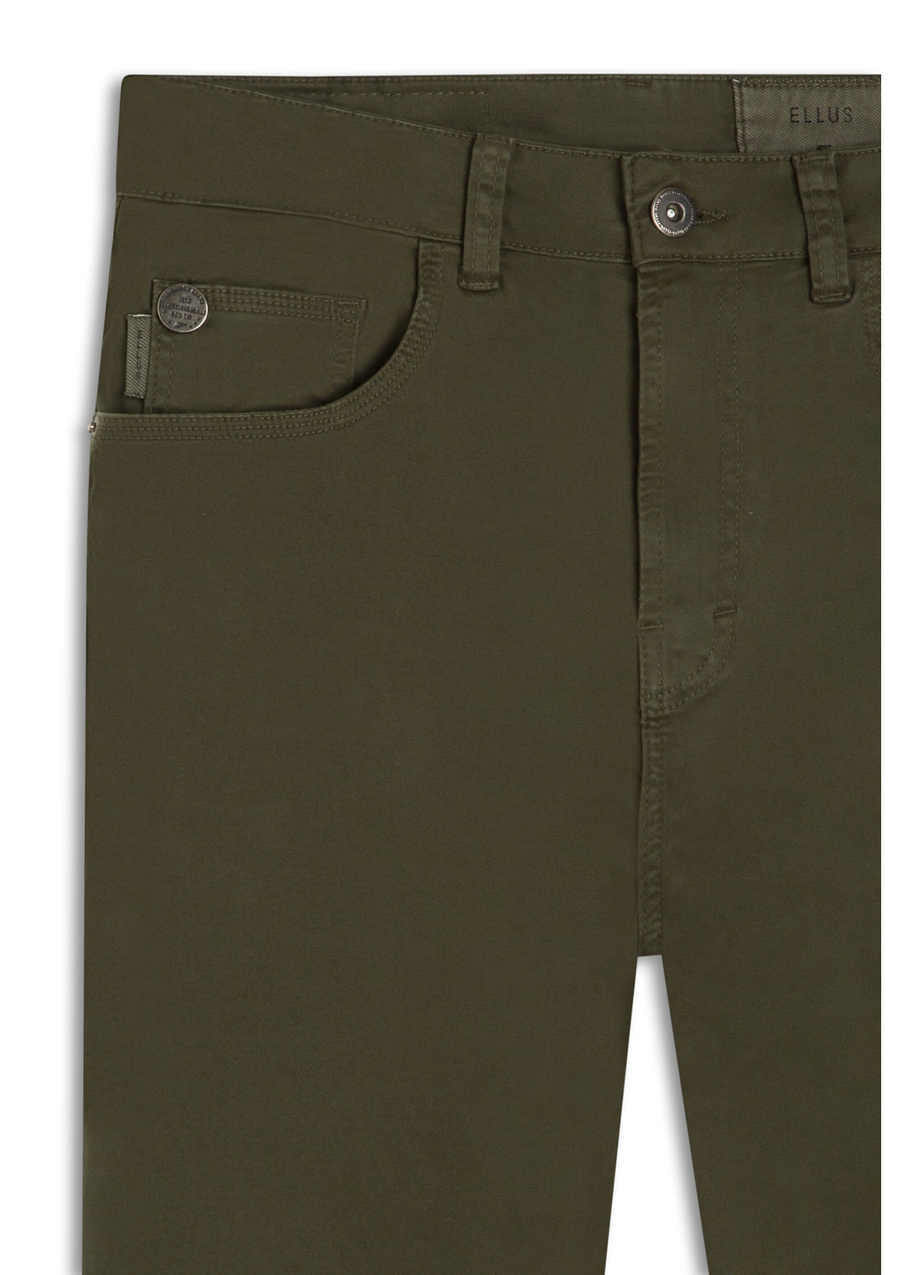 Calça Color Touch Straight Verde Militar