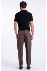 Calça Color Trapezio Worker Tabaco