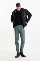 Calça Color Twil Power Slim Grama