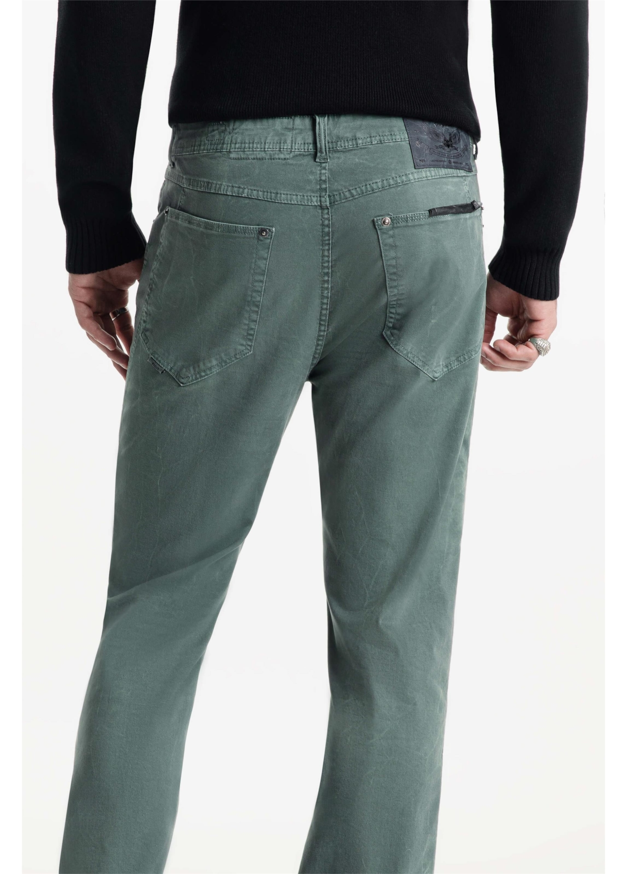Calça Color Twil Power Slim Grama