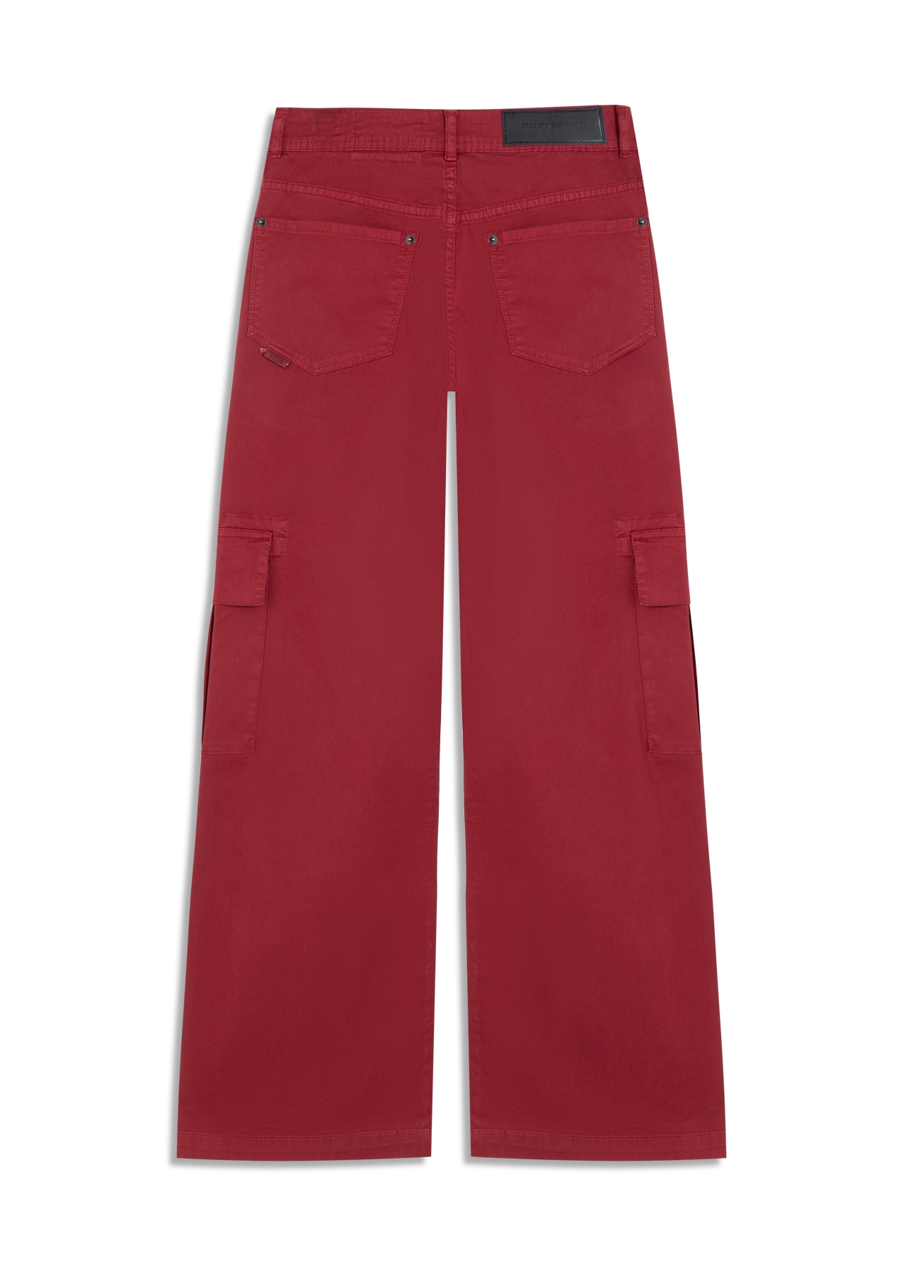 Calça Color Twill Carrot Bordeaux