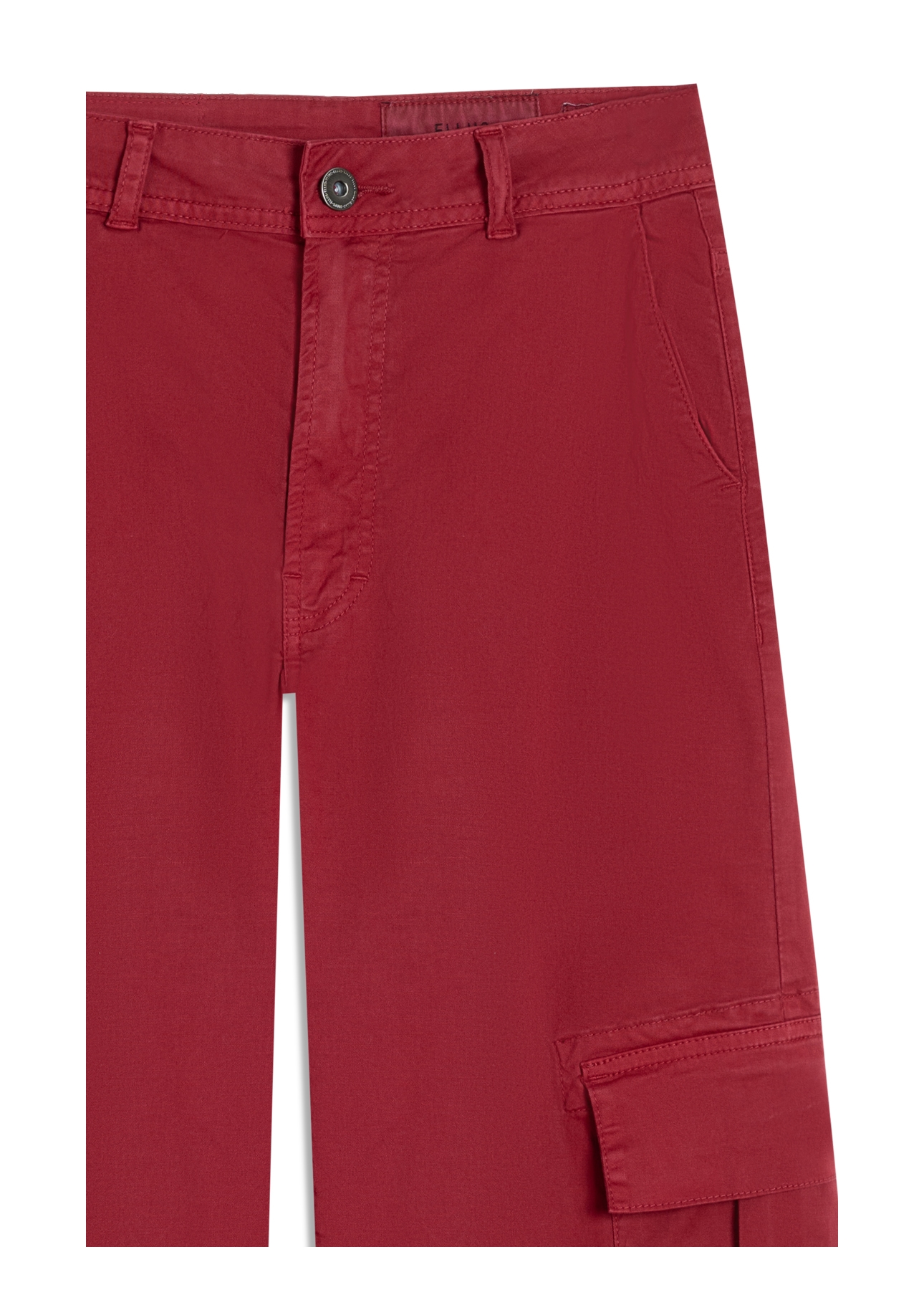 Calça Color Twill Carrot Bordeaux