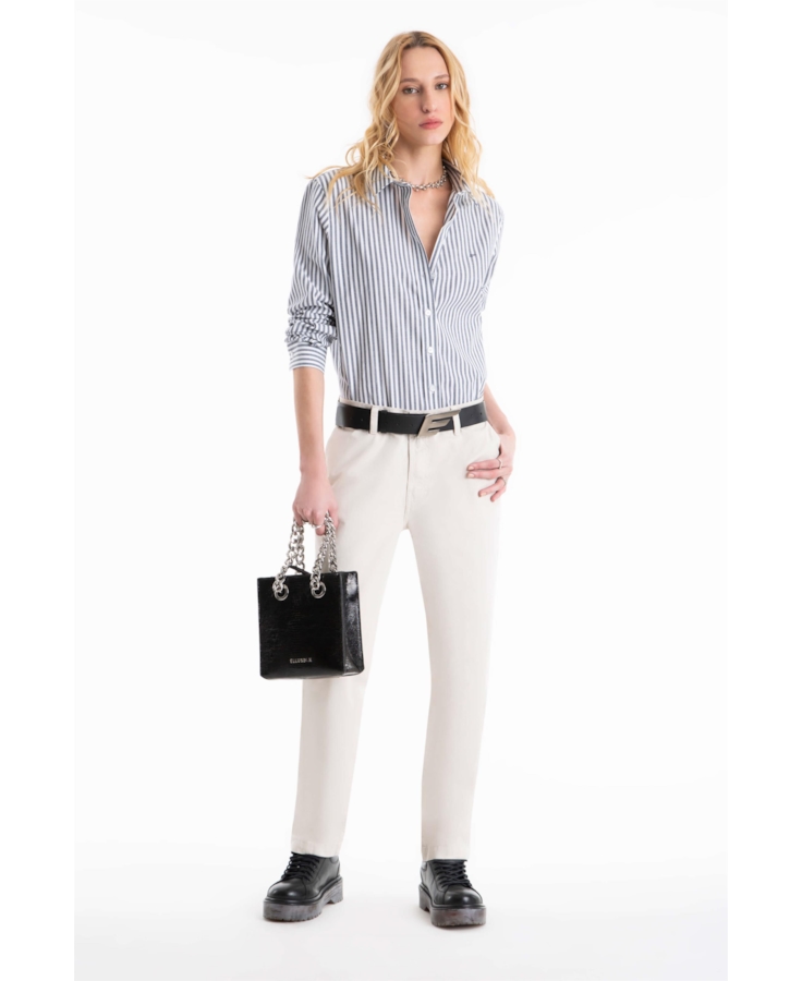 Calça Color Twill Carrot Sandy
