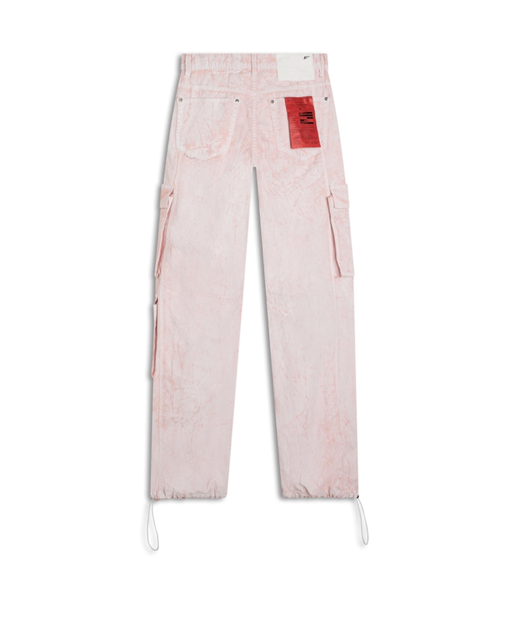 Calça Color Twill Loversized Rosa Gum