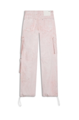 Calça Color Twill Loversized Rosa Gum