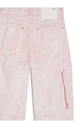 Calça Color Twill Loversized Rosa Gum