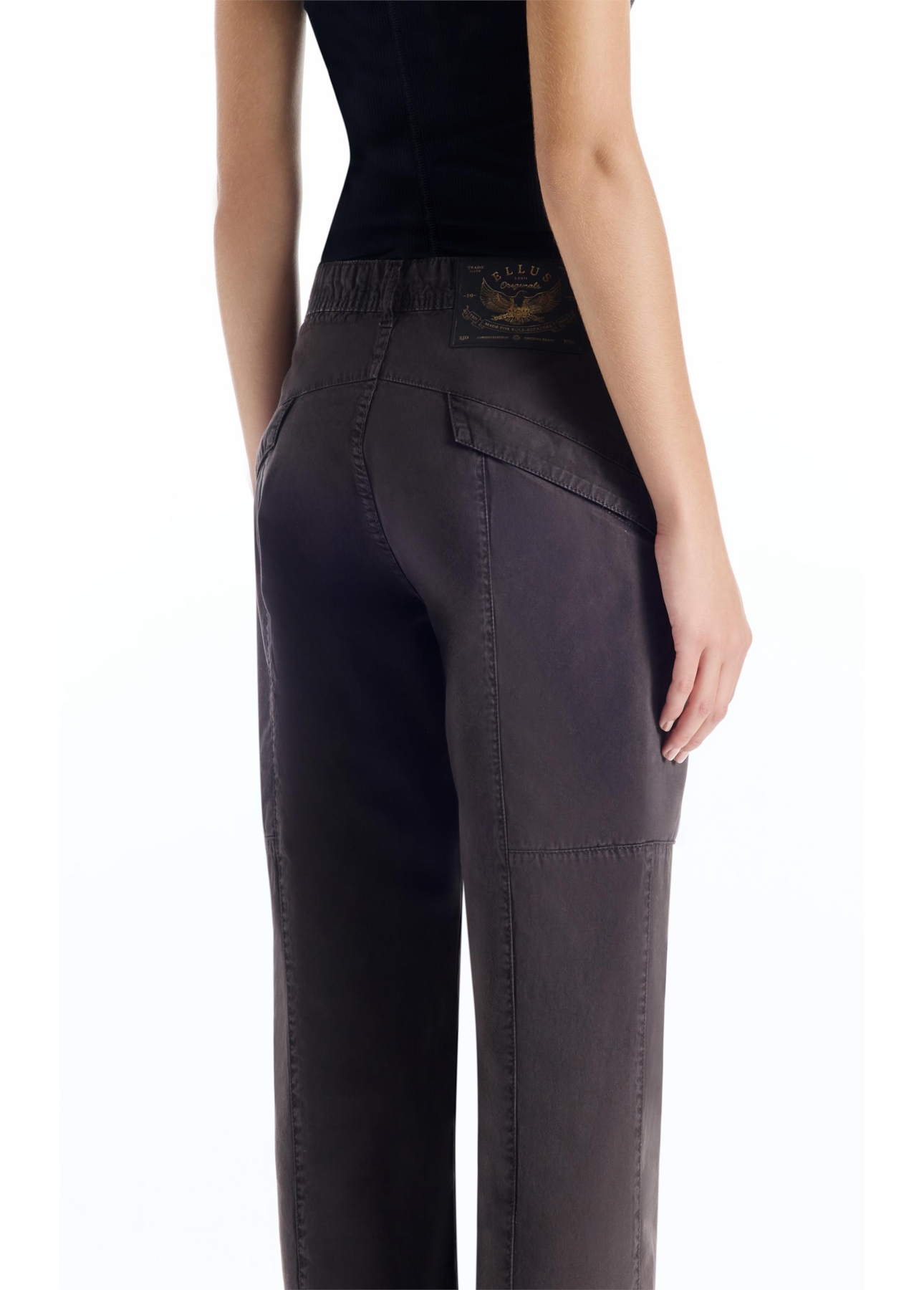 Calça Color Twill Low Rise Plumbo