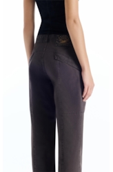 Calça Color Twill Low Rise Plumbo